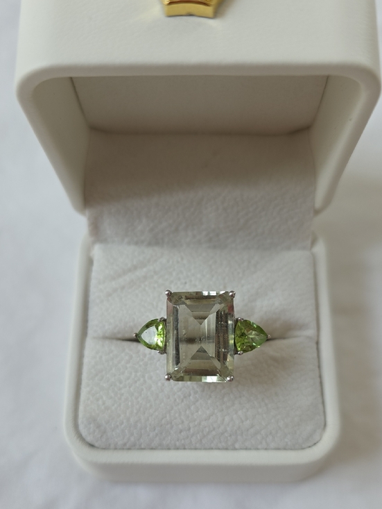Ross-Simons Jewelry - Ross-Simons Prasiolite And Peridot Ring Size 8.75